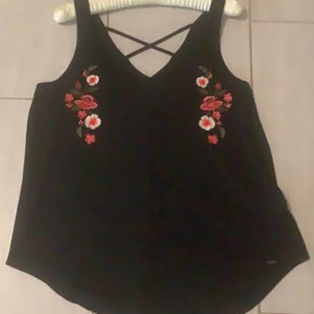 Hollister Black Tank women's Large